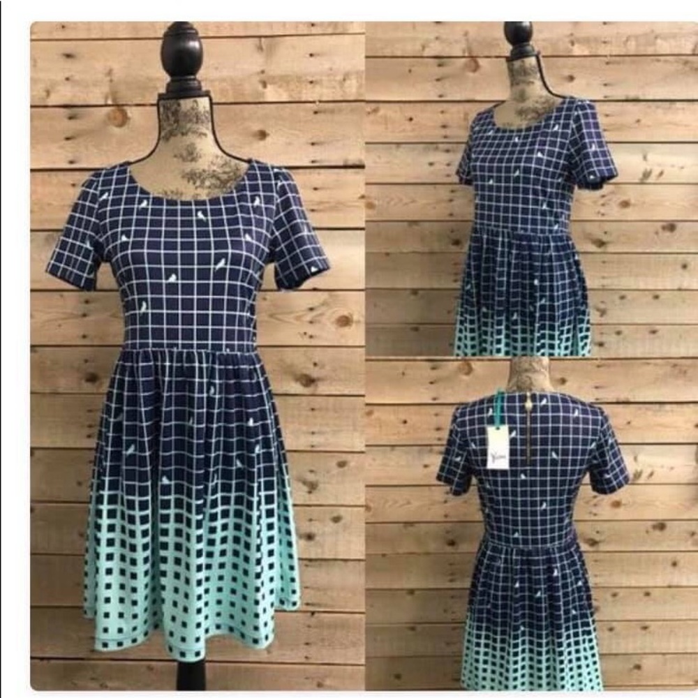 Yumi Stitch Fix Blue Bird Dress